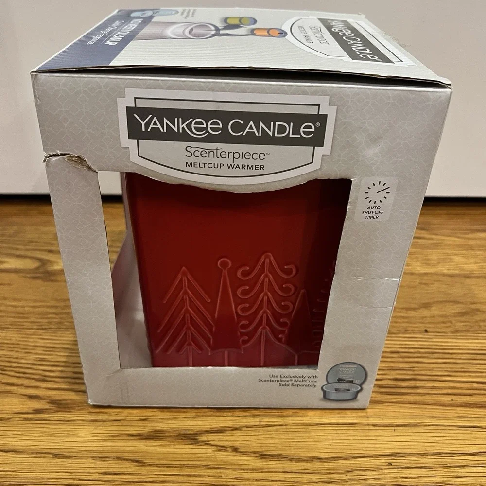 NEW Yankee Candle Scenterpiece Meltcup Warmer 1558346 Linear Trees NEW‎ NIB